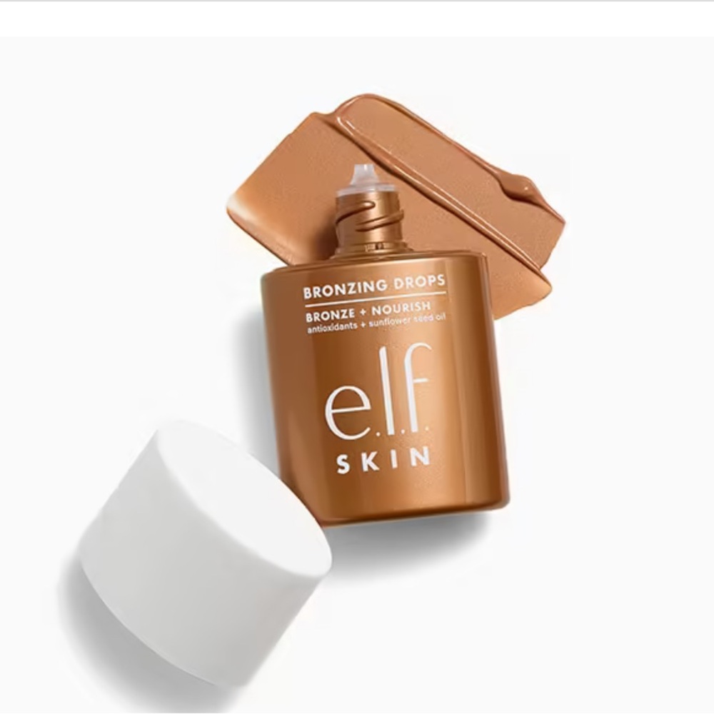 e.l.f. SKIN Bronzing Drops + 🆓 E.L.F. TAPERED BRUSH